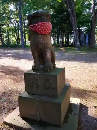 北広島市総鎮守　廣島神社の狛犬