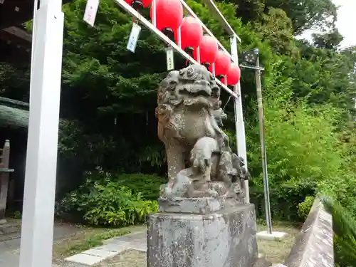 叶神社（東叶神社）の狛犬