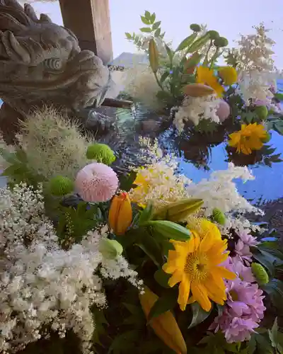 滑川神社 - 仕事と子どもの守り神の手水舎