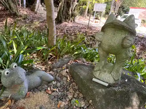 柿本神社の狛犬