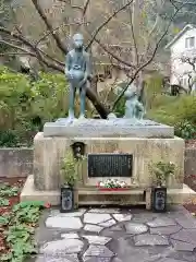 かっぱの寺 栖足寺の狛犬