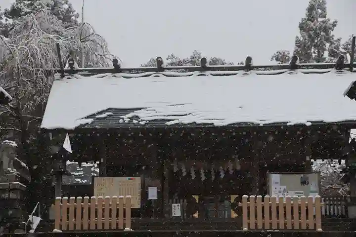 開成山大神宮の山門・神門