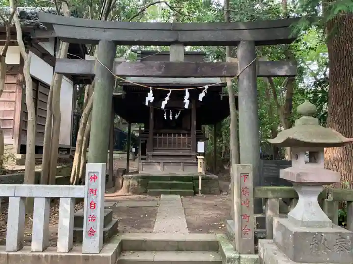 篠崎浅間神社の鳥居