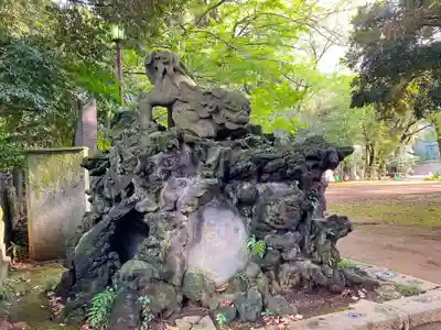 赤坂氷川神社の狛犬
