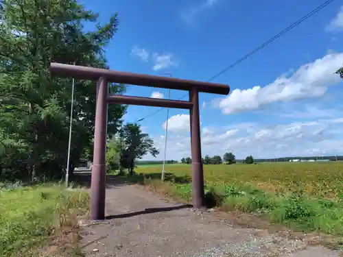 上更別神社の鳥居