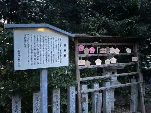 櫻神社の絵馬