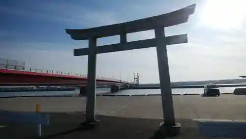 手子后神社の鳥居