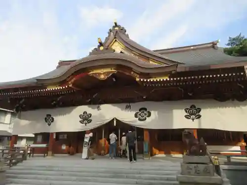 岸城神社の本殿