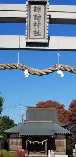 中馬場諏訪神社の本殿