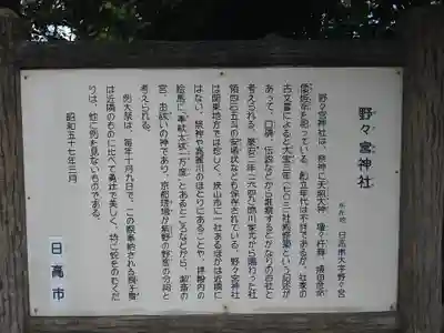 野々宮神社(埼玉県)