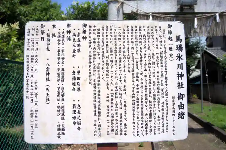 馬場氷川神社(埼玉県)