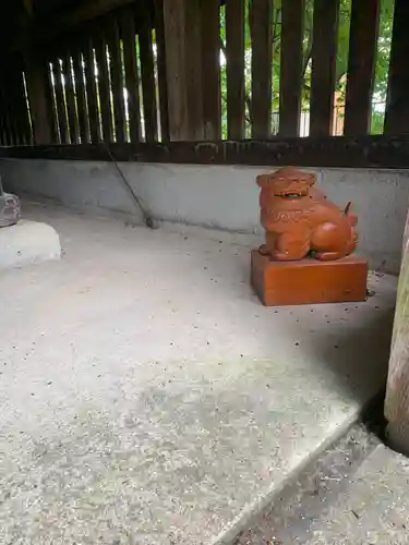 篠座神社の狛犬