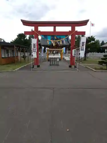 美瑛神社の鳥居