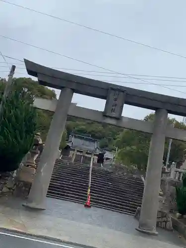 川中神社の鳥居