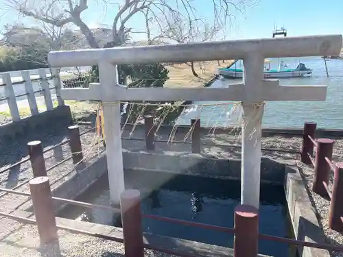 息栖神社の鳥居