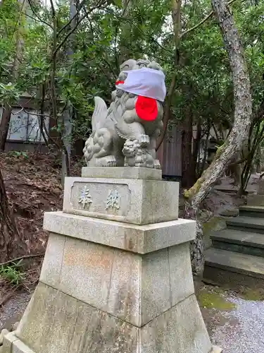 安宅住吉神社の狛犬