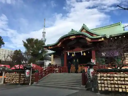 亀戸天神社の本殿・本堂