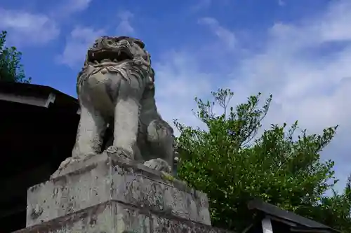 開成山大神宮の狛犬