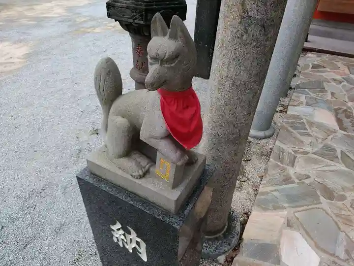 警固神社の狛犬