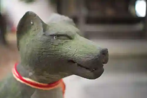 上落合神明神社の狛犬