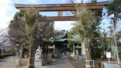 荏原神社の鳥居