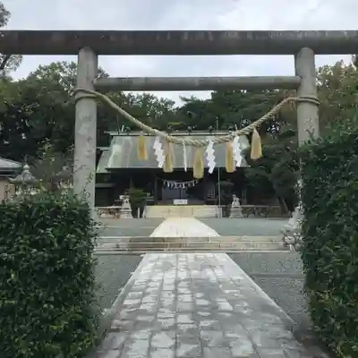 大岩神明宮の鳥居