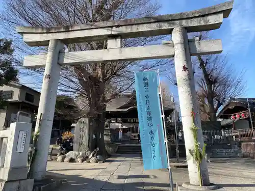 滝野川八幡神社の鳥居