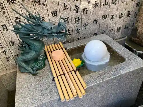 露天神社（お初天神）の手水舎