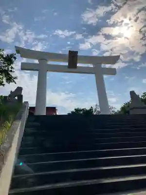 苫前神社の鳥居