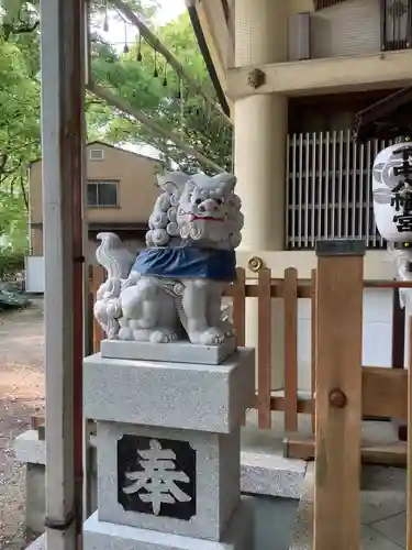 下中八幡宮の狛犬