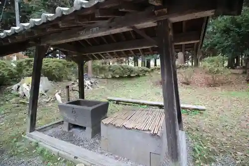 安曽神社の手水舎