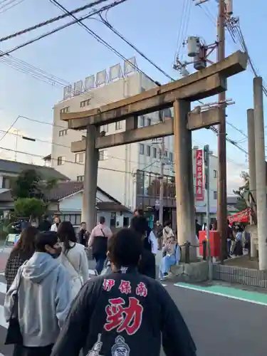 曽根天満宮の鳥居