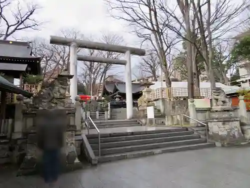 安積國造神社の鳥居