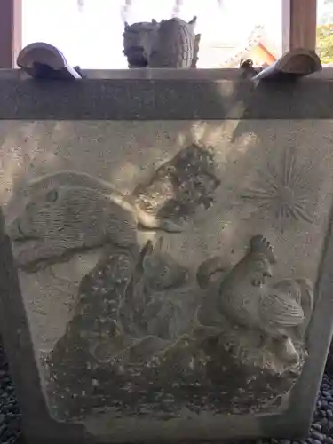 半城土天満神社の手水舎