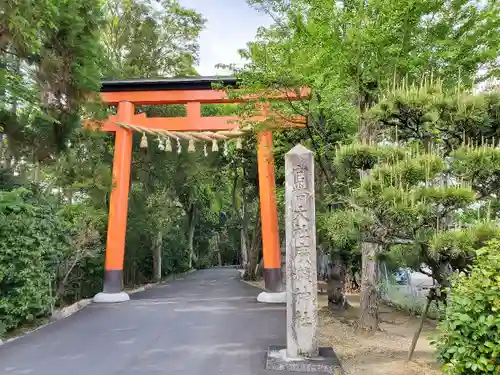 廣瀬大社の鳥居