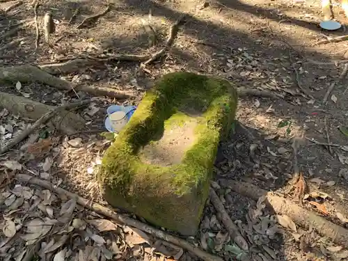 神社（名称不明）の手水舎