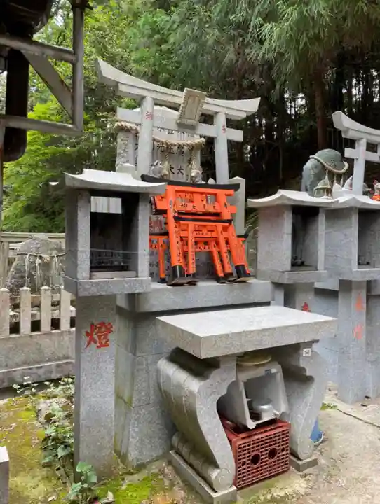 伏見稲荷大社 御膳谷奉拝所の末社・摂社