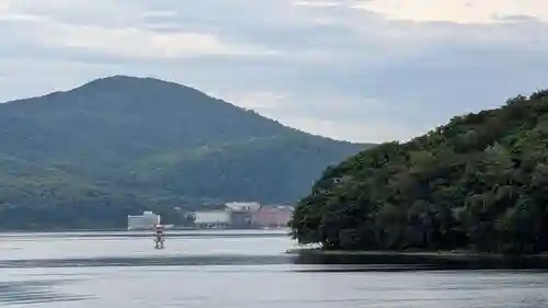 中島三重の塔の景色