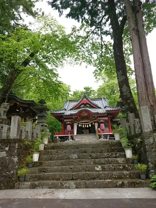 山中諏訪神社の本殿・本堂