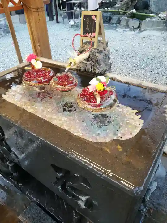 川越熊野神社の手水舎