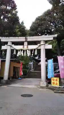 太子堂八幡神社の鳥居