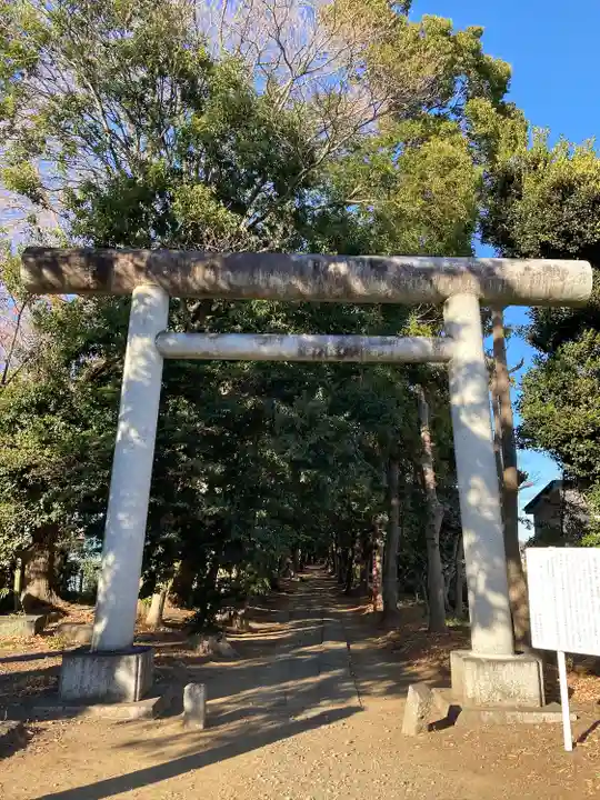 神明神社の鳥居
