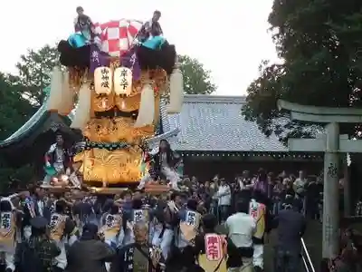 萩岡神社のお祭り