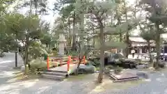 建部大社の庭園