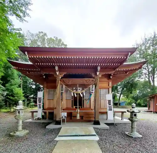阿久津「田村神社」（郡山市阿久津町）旧社名：伊豆箱根三嶋三社の本殿・本堂
