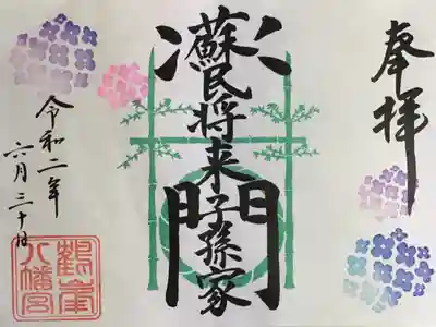 令和二年　夏越祓御朱印