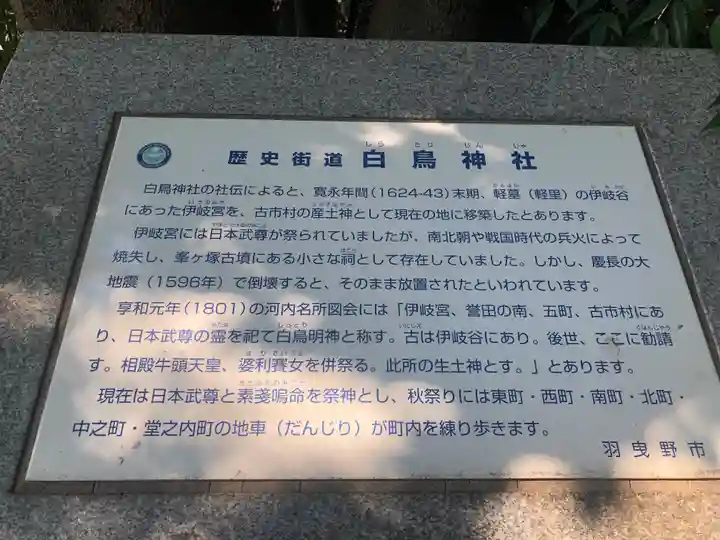 白鳥神社の歴史