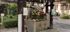 松陰神社の手水