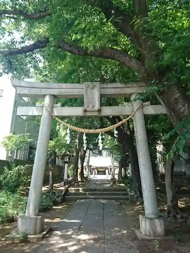 下高井戸八幡神社の鳥居