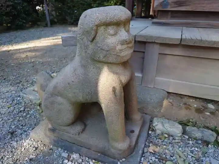 板倉雷電神社の狛犬